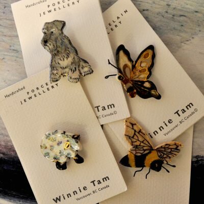 What’s New – Winnie Tam Dog and Cat Brooches